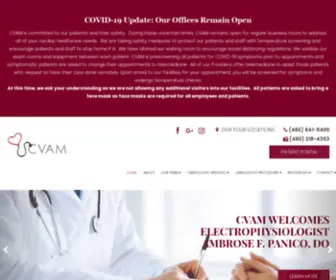 Cvam.com(Cardiologists in Mesa AZ) Screenshot