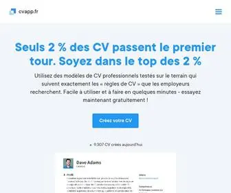 Cvapp.fr(Créez) Screenshot