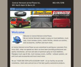 Cvarmorthane.com( Central Vermont ArmorThane Inc.                     891 North Main St Barre) Screenshot