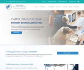 CVbba.com(Carolinas-Virginia Business Broker Association) Screenshot