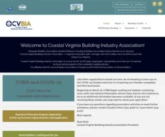 Cvbia.com(Coastal Virginia Building Industry Association) Screenshot