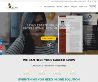 CVcrow.com(Creating your very own Web Resume & PDF Resume. CVCrow) Screenshot