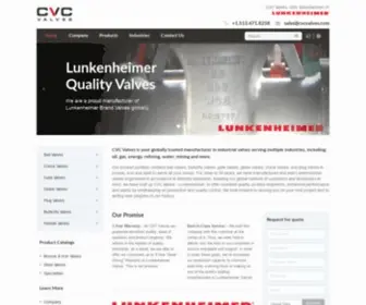 CVcvalves.com(CVC Valves) Screenshot