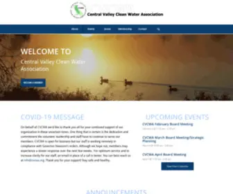 CVcwa.org(Central Valley Clean Water Association) Screenshot