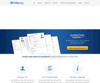 Cvdopracy.pl(Darmowy kreator CV) Screenshot