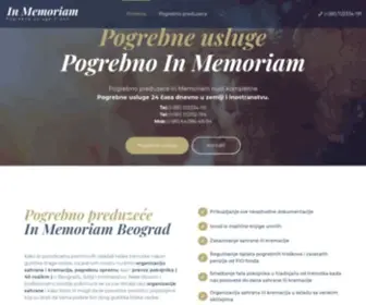 Cvecezagroblje.rs(Pogrebno preduze) Screenshot