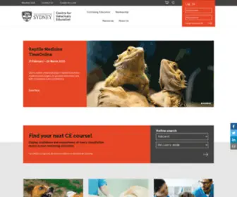 Cve.edu.au(Centre for Veterinary Education Home) Screenshot