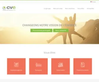 Cvegroup.com(Producteur d'énergies renouvelables indépendant) Screenshot