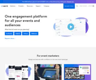Cvent.com(Event Management Software & Hospitality Solutions) Screenshot