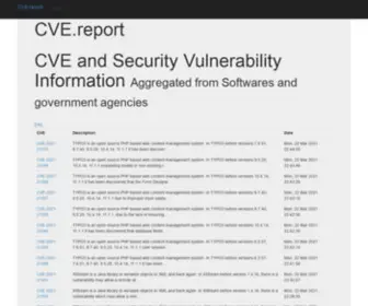 Cve.report(Cve report) Screenshot