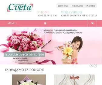 Cveta.co.rs(Dostava i isporuka cveca) Screenshot