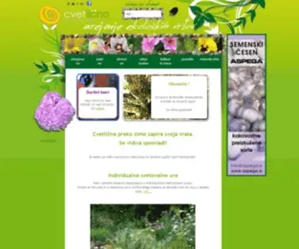Cvetlicna.si(CVETLIČNA) Screenshot