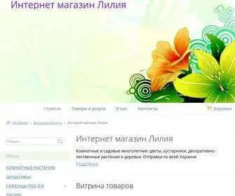 Cvetohek.pp.ua(Интернет) Screenshot