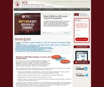 Cvexcel.org(Accreditation for Cardiovascular Excellence specializes in cath lab accreditation) Screenshot