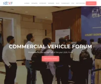 Cvforum.in(Commercial Vehicle Forum Commercial Vehicle Forum 2020) Screenshot