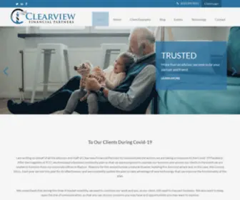 CVfpartners.com(Clearview Financial) Screenshot