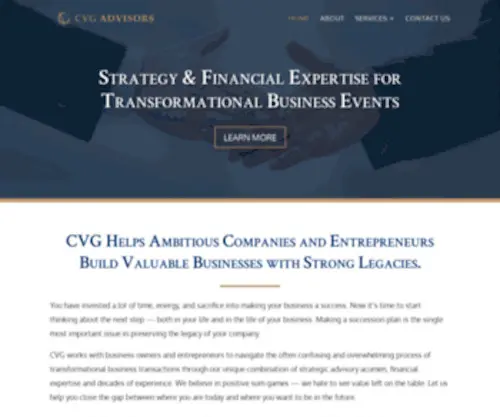 Cvgadvisors.com(CVG Advisors) Screenshot