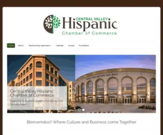 CVHCC.com(Central Valley Hispanic Chamber of Commerce) Screenshot