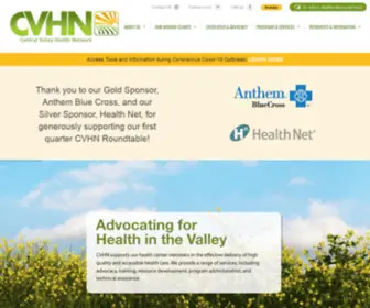 CVHNclinics.org(Central Valley Health Network) Screenshot