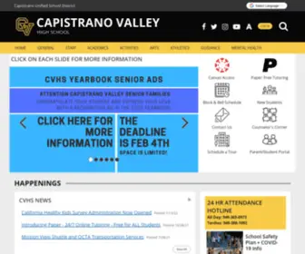 CVHS.com(Capistrano Valley High School) Screenshot