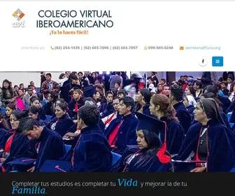 Cvi.edu.ec(Colegio Virtual Iberoamericano) Screenshot