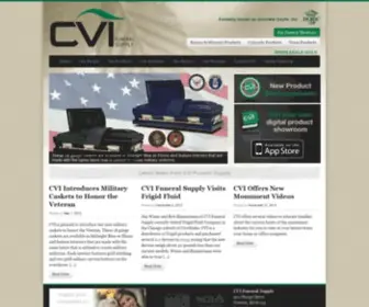 Cvifuneralsupply.com(CVI Funeral Supply) Screenshot