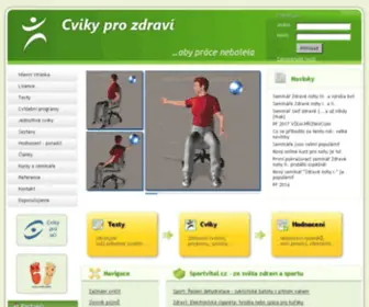 Cvikyprozdravi.cz(Cviky) Screenshot