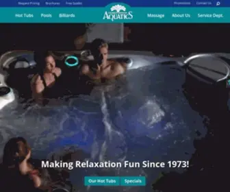 Cvilleaquatics.com(In Ground Pools) Screenshot