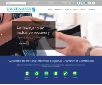 Cvillechamber.com(Charlottesville Regional Chamber of Commerce) Screenshot