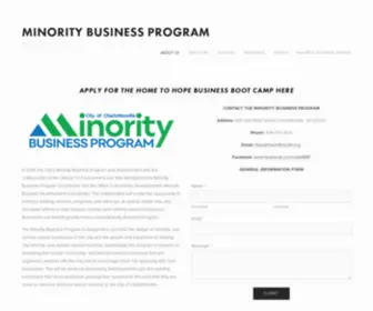 Cvilleminoritybusinessprogram.org(Minority Business Program) Screenshot