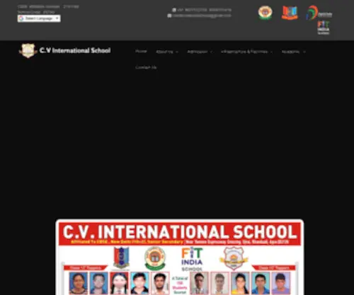 Cvinternationalschool.in(C.V International School) Screenshot
