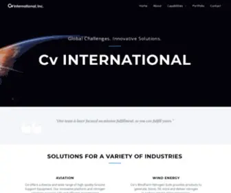 Cvintl.com(Cv International) Screenshot