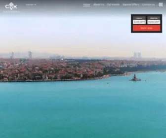 CVkhotelsandresorts.com(5 Star Hotel in Taksim with Bosphorus View) Screenshot