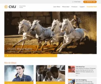 Cvli.com(Church Video License) Screenshot