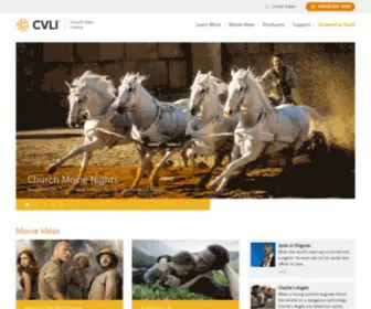 Cvli.org(Church Video License) Screenshot