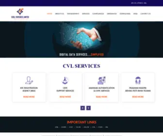 Cvlindia.com(CDSL Ventures Limited) Screenshot