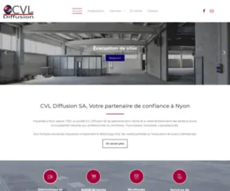 CVlsa.ch(CVL Diffusion SA) Screenshot