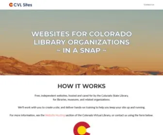 CVlsites.org(CVL Sites) Screenshot