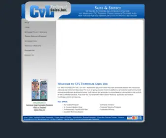 CVltech.com(CVL Technical Sales) Screenshot