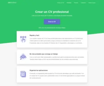 Cvmaker.com.mx(Crea fácilmente tu currículum profesional en línea) Screenshot