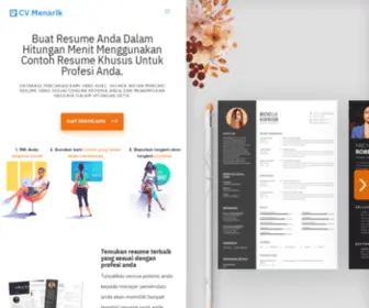 Cvmenarik.com(CV Menarik) Screenshot