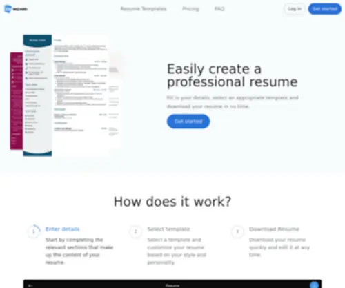 CVMKR.com(Easily create a professional resume) Screenshot