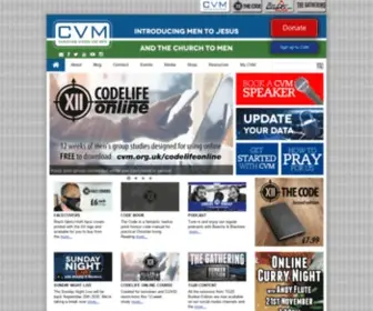 CVM.org.uk(Christian Vision for Men) Screenshot