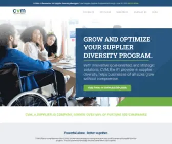 CVmsolutions.com(Supplier Diversity Data and Management Solutions) Screenshot