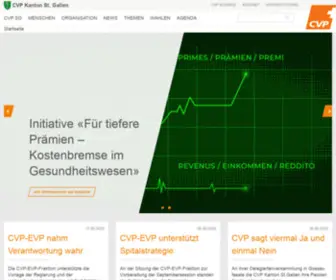 CVP-SG.ch(Startseite) Screenshot