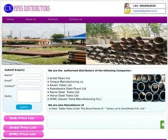 Cvpipes.com(C V Pipes Distributors) Screenshot