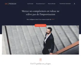 CVpremium.com(Mettre ses compétences en valeur ne relève pas de l'improvisation) Screenshot