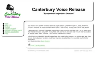 CVR.co.nz(Canterbury Voice Release) Screenshot