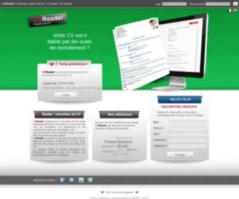 Cvreader.fr(CVReader, extracteur, parseur de CV) Screenshot