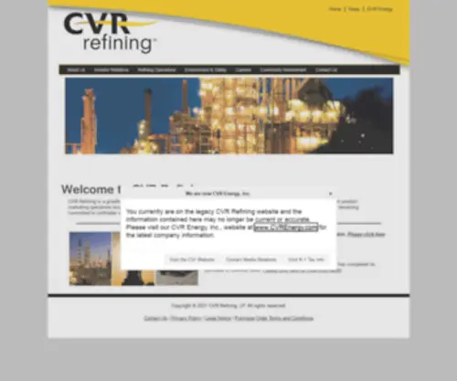 CVrrefining.com(GoDaddy Corporate Domains) Screenshot